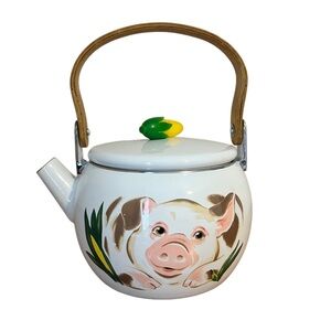 Vintage Pig Teapot